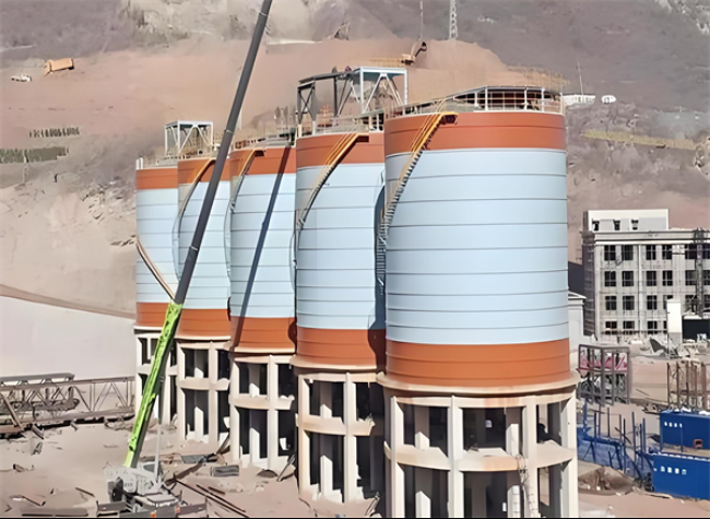 杭锦后高架钢板仓