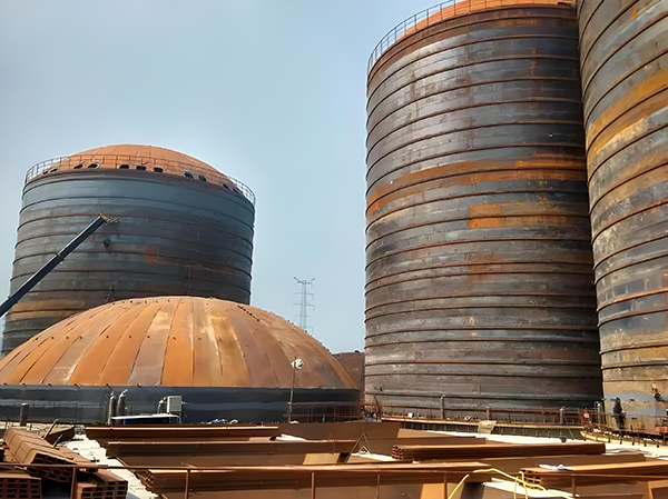 杭锦后焦粉钢板仓